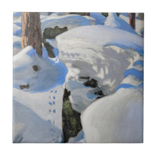 Akseli Gallen-Kallela - Lair of the Lynx Tegeltje