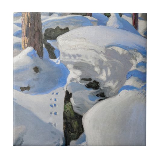 Akseli Gallen-Kallela - Lair of the Lynx Tegeltje (Voorkant)