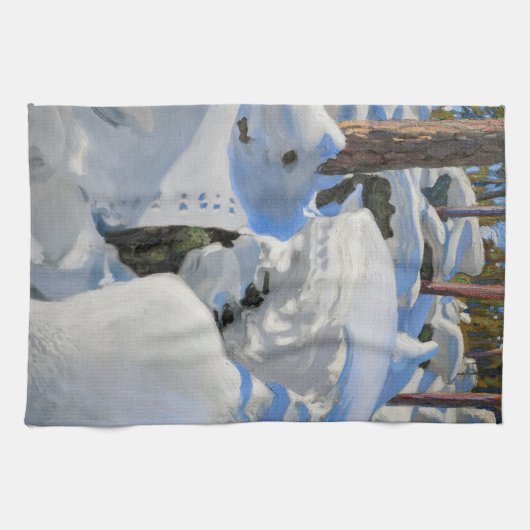 Akseli Gallen-Kallela - Lair of the Lynx Theedoek (Horizontaal)