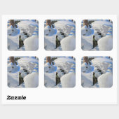 Akseli Gallen-Kallela - Lair of the Lynx Vierkante Sticker (Vel)