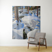 Akseli Gallen-Kallela - Lair of the Lynx Wandkleed (In situ)