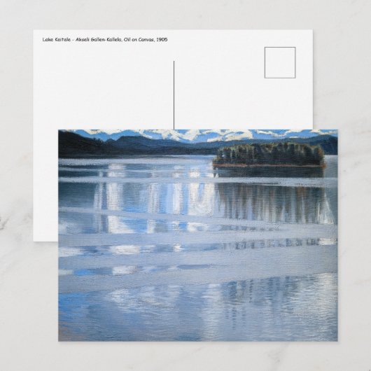 Akseli Gallen-Kallela - Lake Keitele Briefkaart (Voorkant / Achterkant)