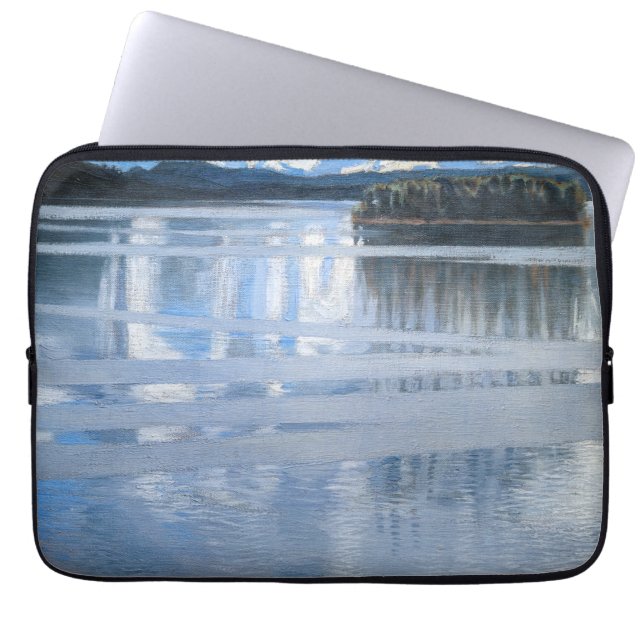Akseli Gallen-Kallela - Lake Keitele Laptop Sleeve (Voorkant)
