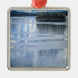 Akseli Gallen-Kallela - Lake Keitele Metalen Ornament