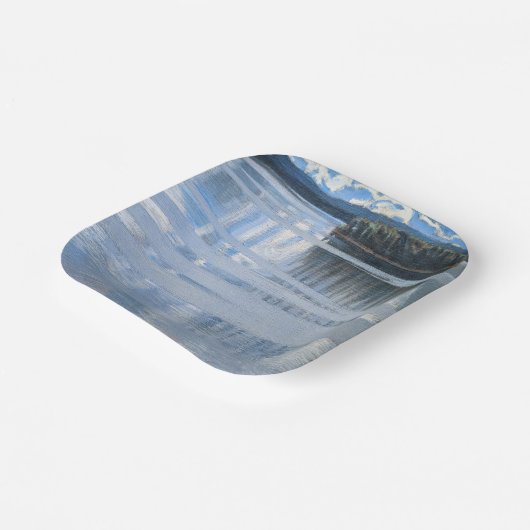 Akseli Gallen-Kallela - Lake Keitele Papieren Bordje (Gebogen)