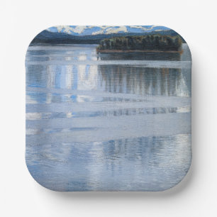 Akseli Gallen-Kallela - Lake Keitele Papieren Bordje