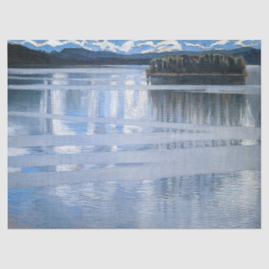 Akseli Gallen-Kallela - Lake Keitele Tissuepapier (Voorkant)