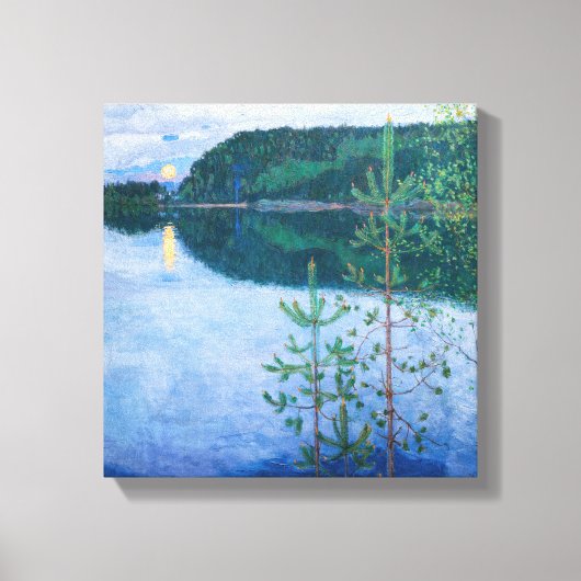 Akseli Gallen-Kallela - Lente Nacht Canvas Afdruk (Voorkant)