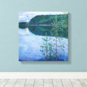 Akseli Gallen-Kallela - Lente Nacht Canvas Afdruk (Insitu (Houten vloer))