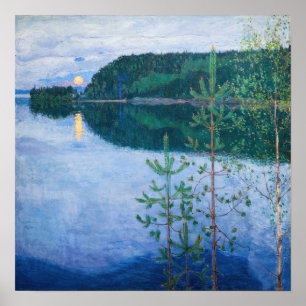 Akseli Gallen-Kallela - Lente Nacht Poster