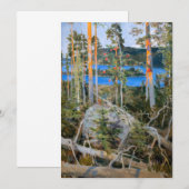 Akseli Gallen-Kallela - Meer in de natuur Bedankkaart (Voorkant / Achterkant)