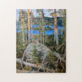 Akseli Gallen-Kallela - Meer in de natuur Legpuzzel (Verticaal)