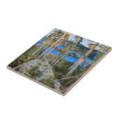 Akseli Gallen-Kallela - Meer in de natuur Tegeltje (Zijkant)