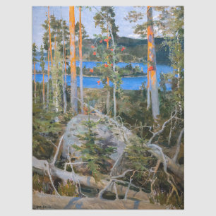 Akseli Gallen-Kallela - Meer in de natuur Tissuepapier