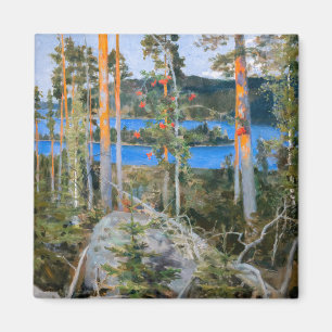 Akseli Gallen-Kallela - Meer in de wildernis Magneet