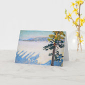 Akseli Gallen-Kallela - Ruovesi-meer in de winter Kaart (Gele Bloem)