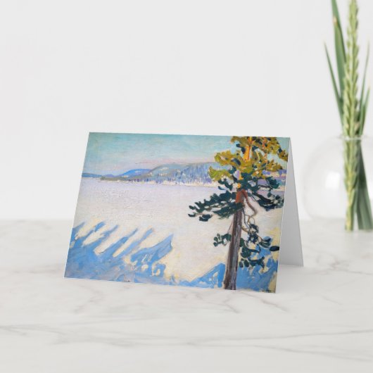 Akseli Gallen-Kallela - Ruovesi-meer in de winter Kaart (Voorkant)