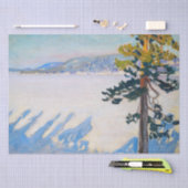 Akseli Gallen-Kallela - Ruovesi-meer in de winter Tissuepapier (Craft)