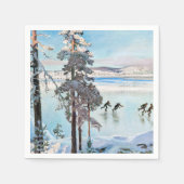 Akseli Gallen-Kallela - Schaatsers bij de kust van Servet (Voorkant)