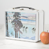 Akseli Gallen-Kallela - Skaters nabij Kalela Shore (In situ)