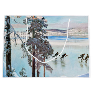 Akseli Gallen-Kallela - Skaters nabij Kalela Shore Groot Cadeauzakje