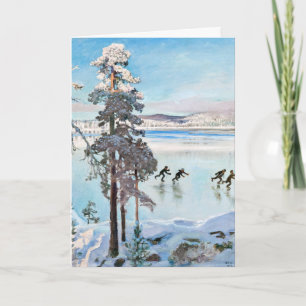 Akseli Gallen-Kallela - Skaters nabij Kalela Shore Kaart