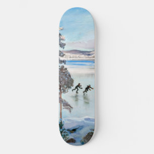 Akseli Gallen-Kallela - Skaters nabij Kalela Shore Persoonlijk Skateboard