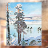 Akseli Gallen-Kallela - Skaters nabij Kalela Shore Raamsticker (Vel 2)