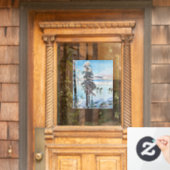 Akseli Gallen-Kallela - Skaters nabij Kalela Shore Raamsticker (Huis Deur)