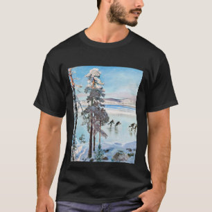 Akseli Gallen-Kallela - Skaters nabij Kalela Shore T-shirt
