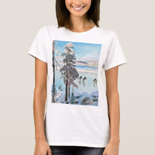 Akseli Gallen-Kallela - Skaters nabij Kalela Shore T-shirt