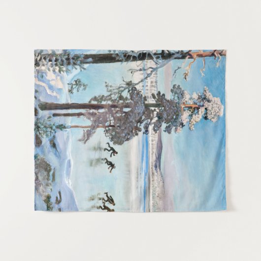 Akseli Gallen-Kallela - Skaters nabij Kalela Shore Wandkleed (Voorkant (horizontaal))