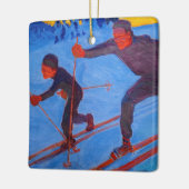 Akseli Gallen-Kallela - Skiers Keramisch Ornament (Links)