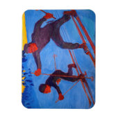 Akseli Gallen-Kallela - Skiers Magneet (Verticaal)
