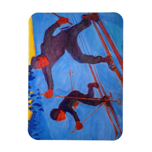 Akseli Gallen-Kallela - Skiers Magneet (Verticaal)