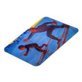 Akseli Gallen-Kallela - Skiers Magneet (Linkerzijde)