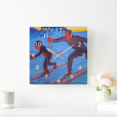 Akseli Gallen-Kallela - Skiers Vierkante Klok (Huis)