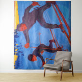 Akseli Gallen-Kallela - Skiers Wandkleed (In situ)