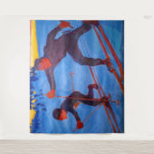 Akseli Gallen-Kallela - Skiers Wandkleed (Voorkant)