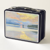 Akseli Gallen-Kallela - Sunset over het Ruovesi-me (Achterkant)