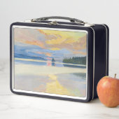 Akseli Gallen-Kallela - Sunset over het Ruovesi-me (In situ)