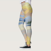 Akseli Gallen-Kallela - Sunset over het Ruovesi-me Leggings (Links)