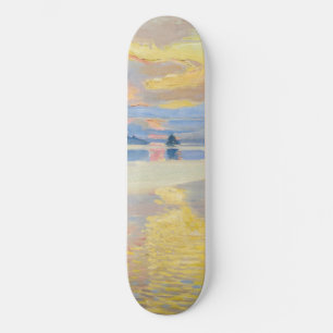Akseli Gallen-Kallela - Sunset over het Ruovesi-me Persoonlijk Skateboard