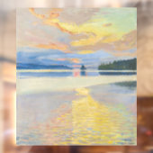 Akseli Gallen-Kallela - Sunset over het Ruovesi-me Raamsticker (Vel 2)