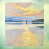 Akseli Gallen-Kallela - Sunset over het Ruovesi-me Raamsticker (Vel 3)