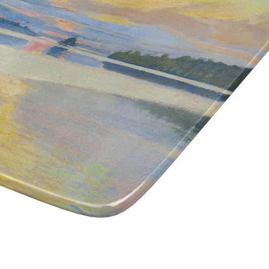 Akseli Gallen-Kallela - Sunset over het Ruovesi-me Snijplank (Hoek)