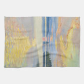 Akseli Gallen-Kallela - Sunset over het Ruovesi-me Theedoek (Horizontaal)