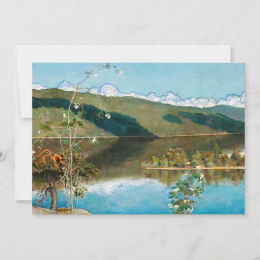 Akseli Gallen-Kallela - Thunderclouds on Horizon Bedankkaart (Voorkant)