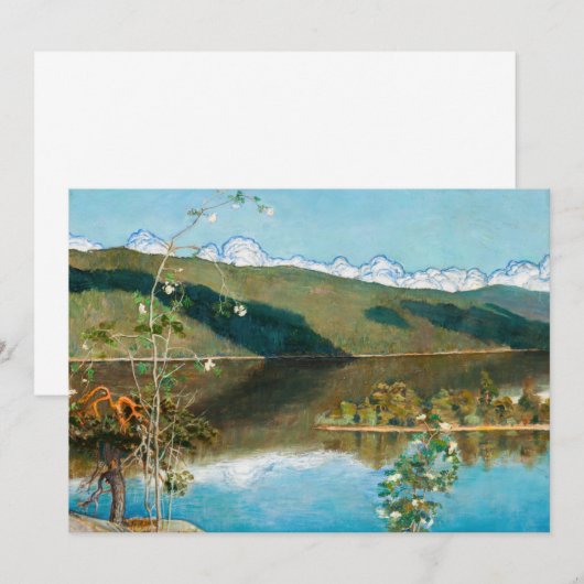 Akseli Gallen-Kallela - Thunderclouds on Horizon Bedankkaart (Voorkant / Achterkant)