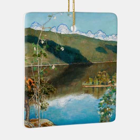 Akseli Gallen-Kallela - Thunderclouds on Horizon Keramisch Ornament (Rechts)